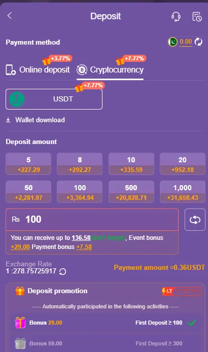 V9 Game withdrawal PKR