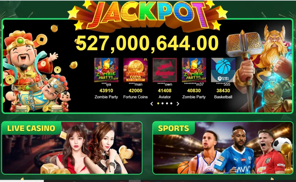 PK11 game jackpot screen