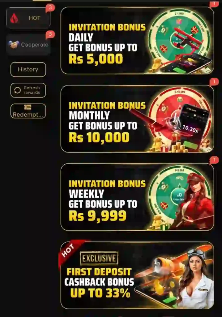 J188 game invitation bonuses