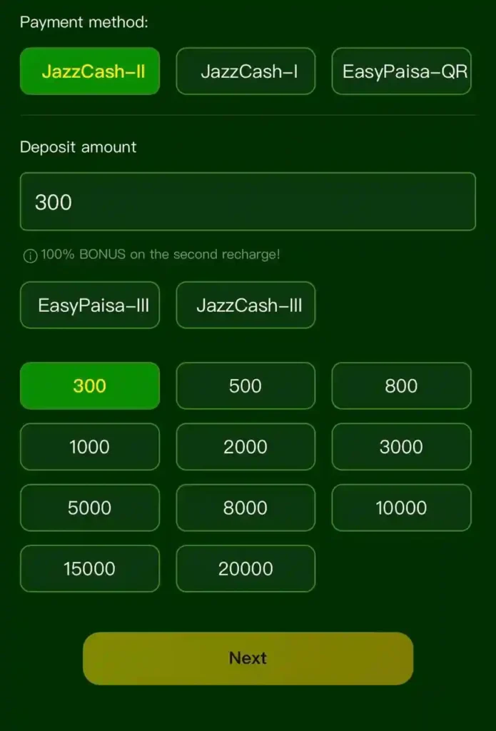 K1177 game deposit methoda