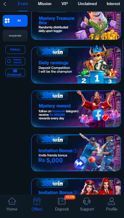 gaming bonus rewards