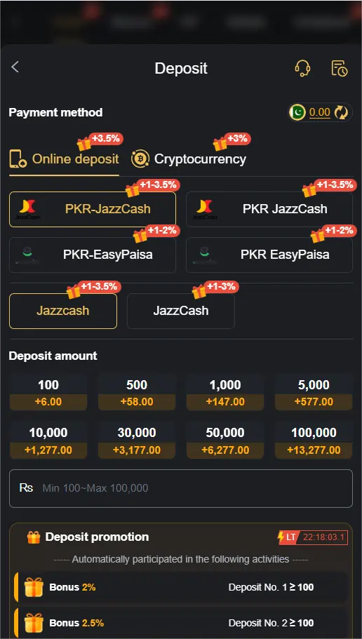 game payment methods