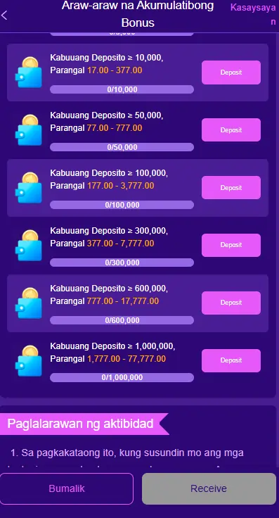 SZ777 Game Deposite Image