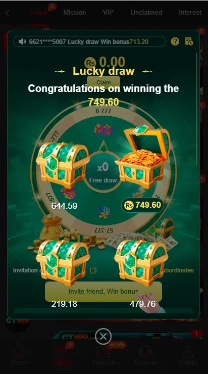 ZC777 Game Bonuses Image