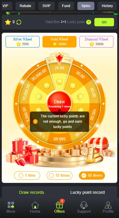 2Jbet Game Rewards Screenshot
