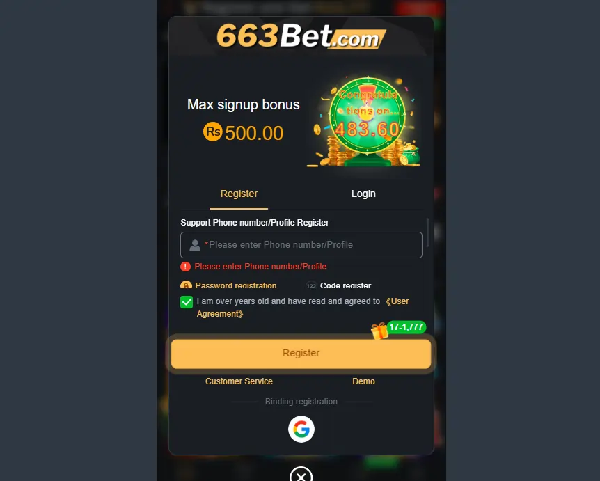 663bet Game Download Login Register Steps