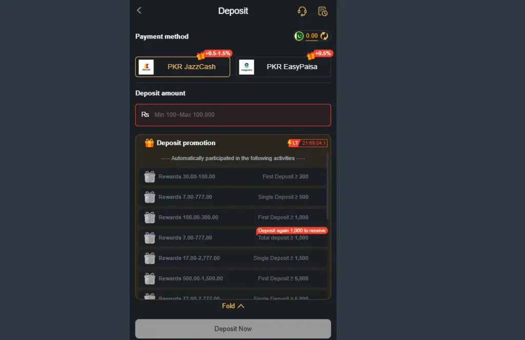 663bet Game Deposit Withdraw Details