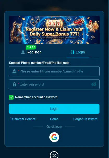 966PK Game Login