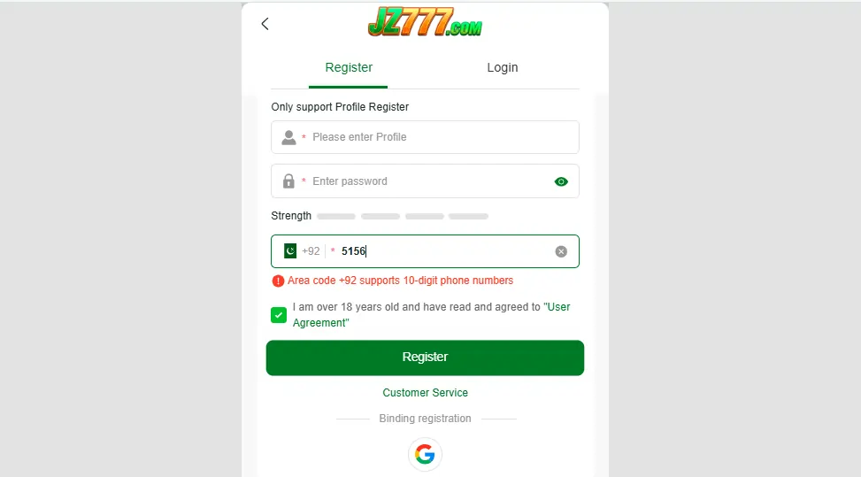 JZ777 Game Download and Login Guide