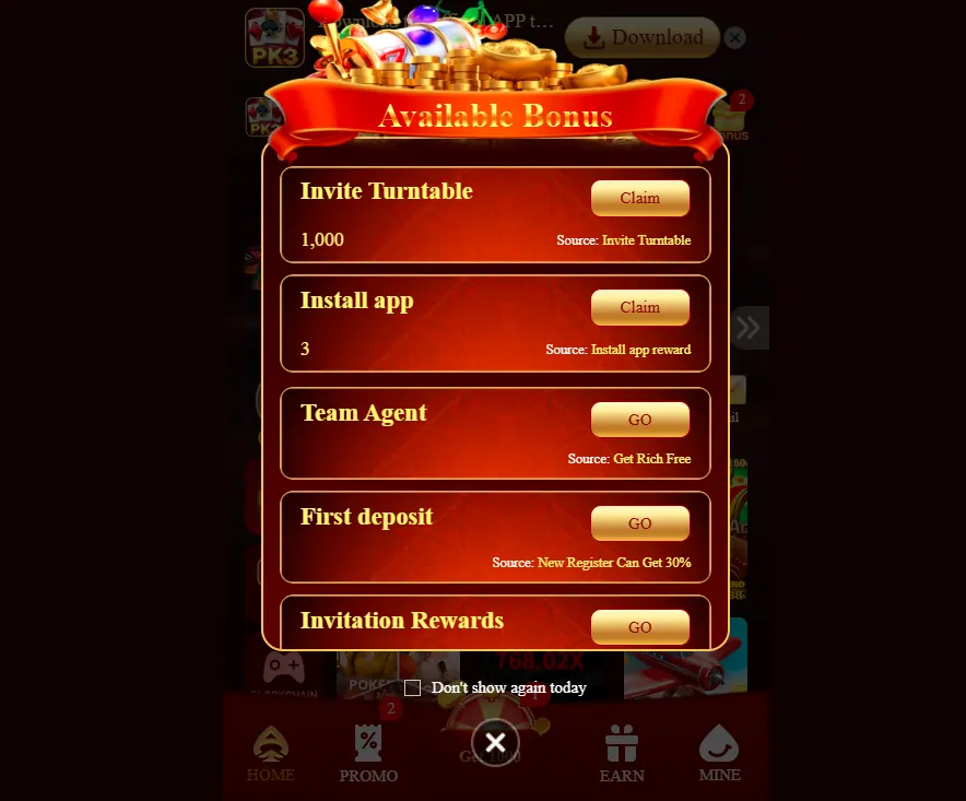 PK3 Game Best Promotions