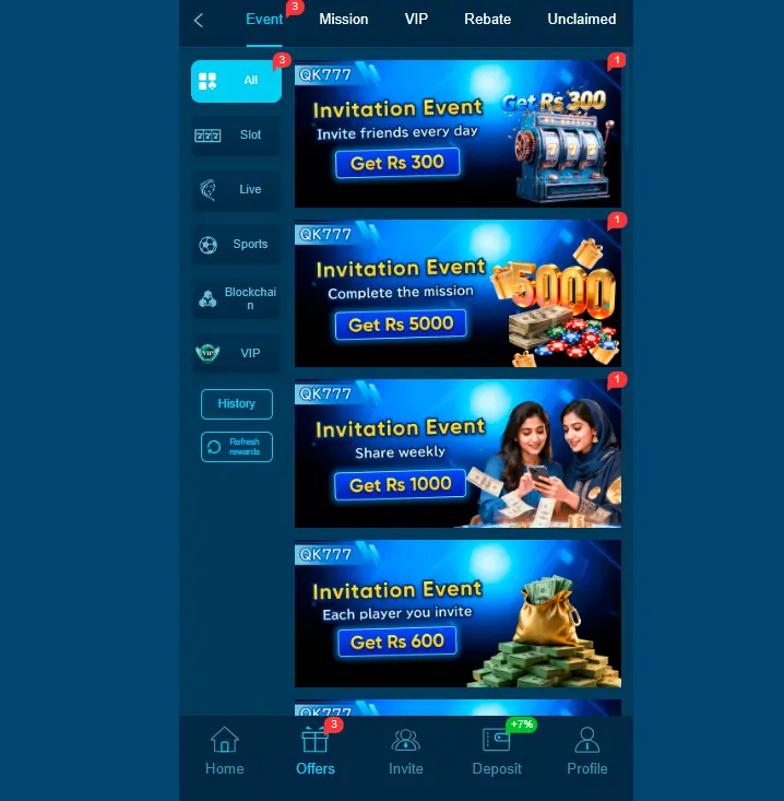 Qk777 Game Bonuses