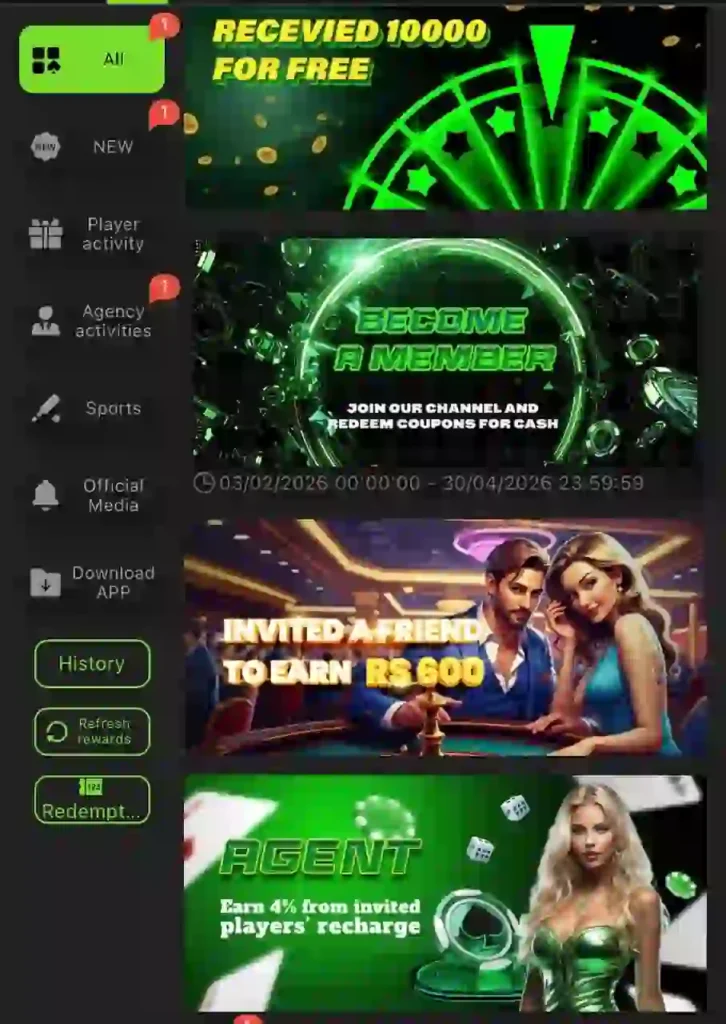 FunUp777 game rewards bonuses