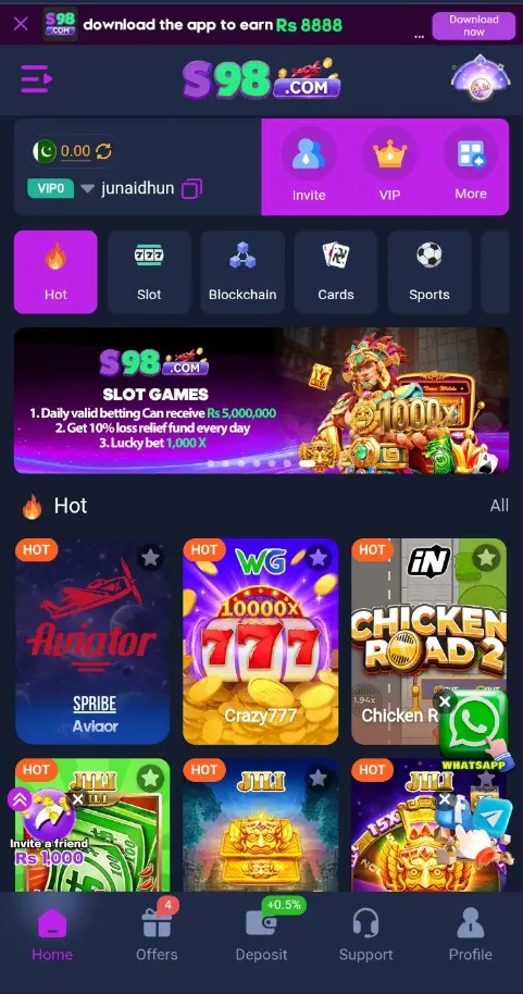 s98 game