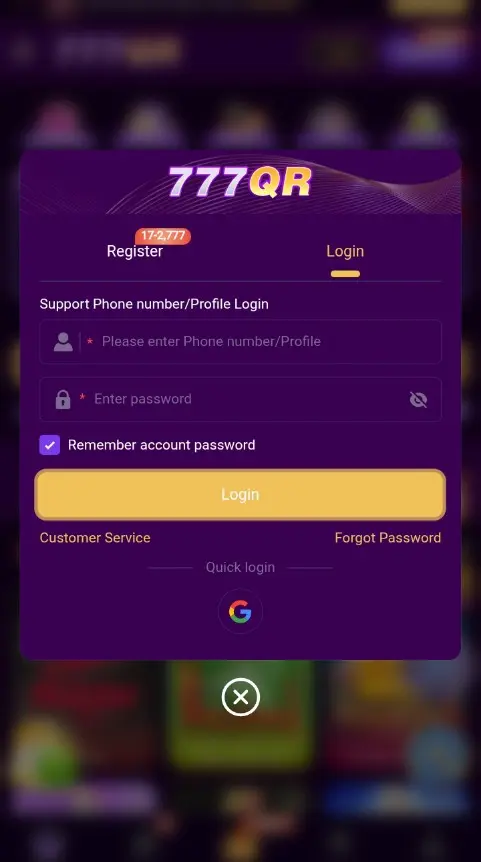 777QR Game