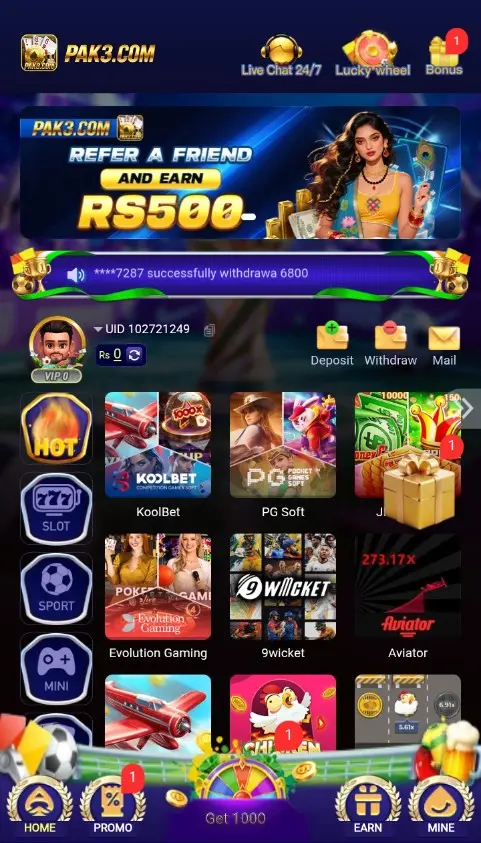 Pak3 game
